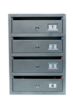 Încarcă imaginea în vizualizatorul Galerie, CUTIE POSTALA MODULARA PENTRU BLOCURI: MCV-FS